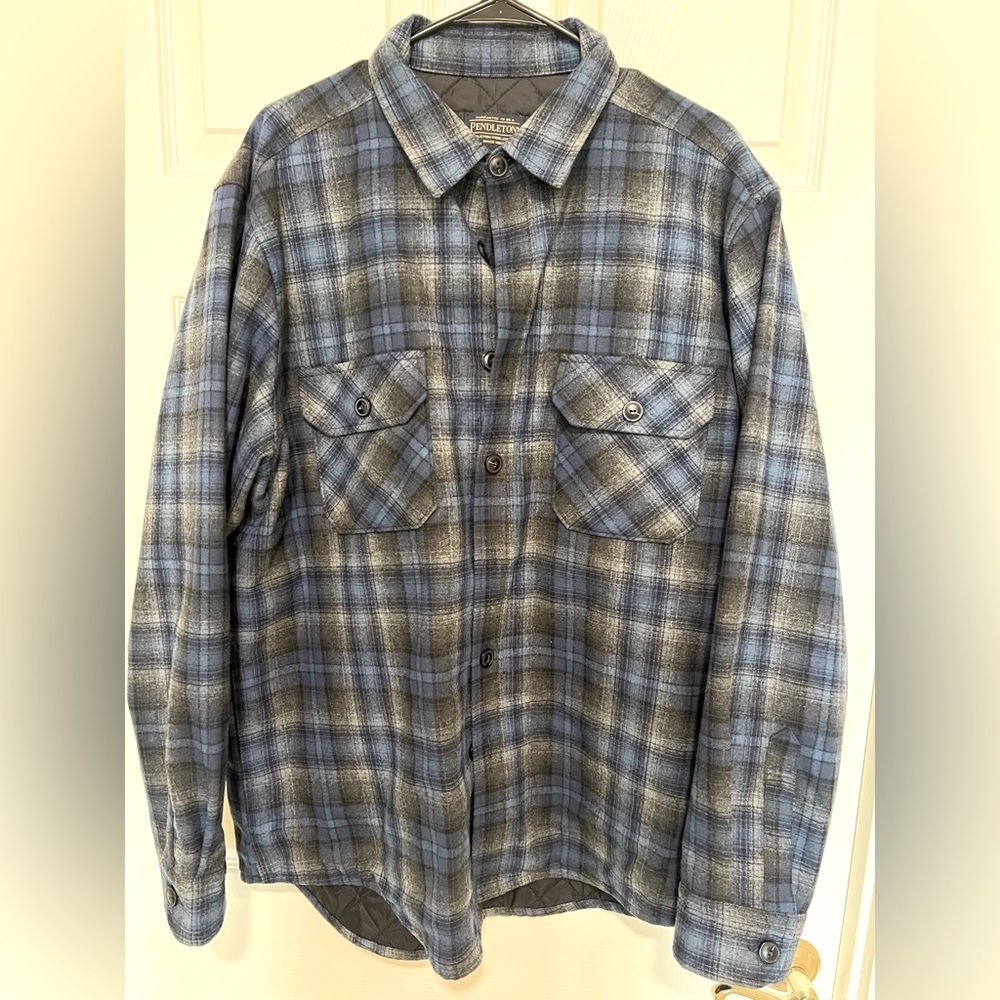 Pendleton plaid jacket xl